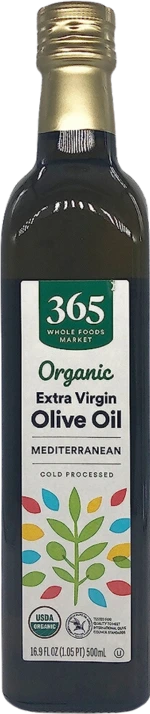 365 organic extra virgin olive oil from Whole Foods Market.